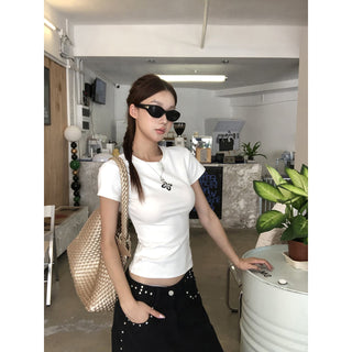 white Korean top