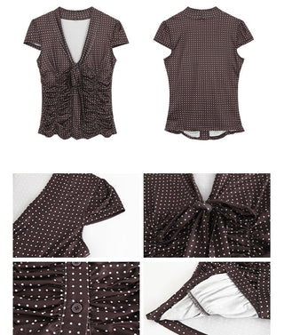 polka dot shirt