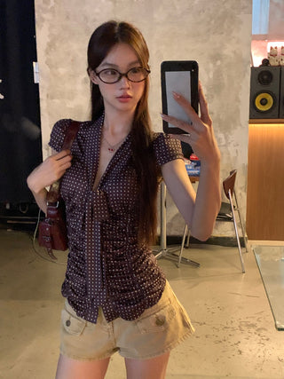 polka dot shirt