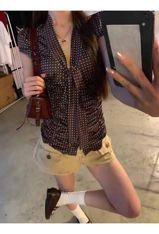 polka dot shirt