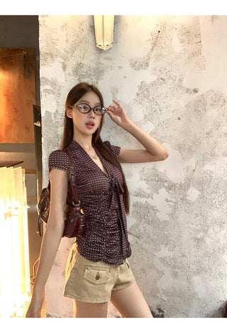 polka dot shirt
