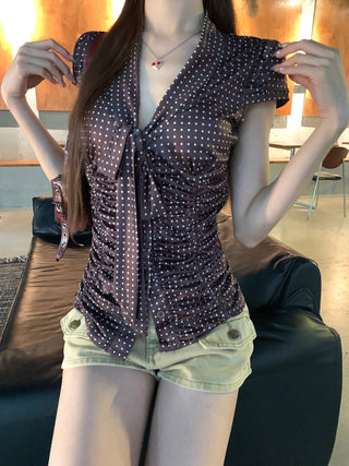 polka dot shirt