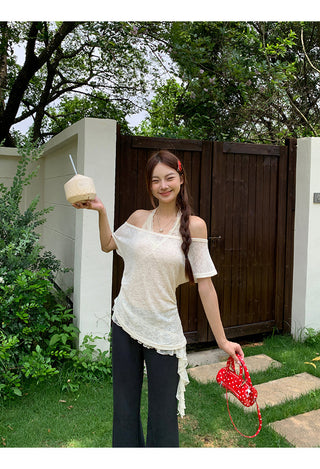wide-leg casual pants