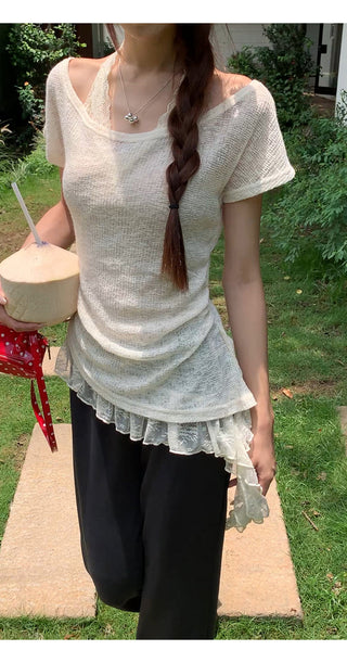 wide-leg casual pants