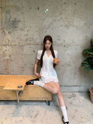 white French shirt