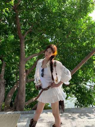 white sun shirt