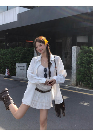 white sun shirt