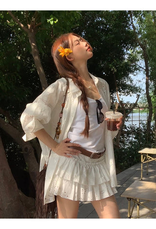 white sun shirt