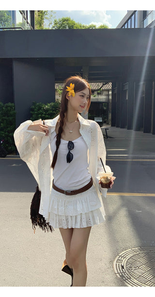 white sun shirt