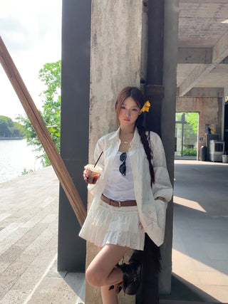 white sun shirt