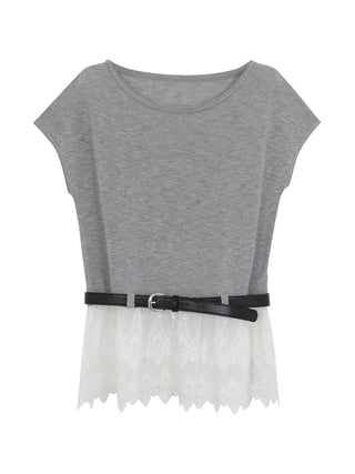 lace strapless top
