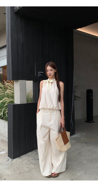 French halter top