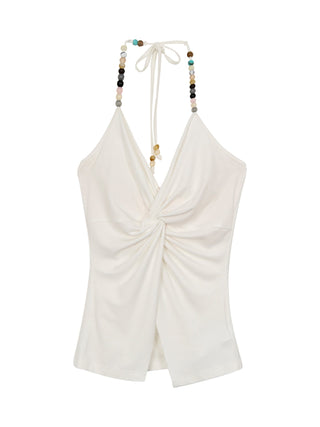 white lace halter