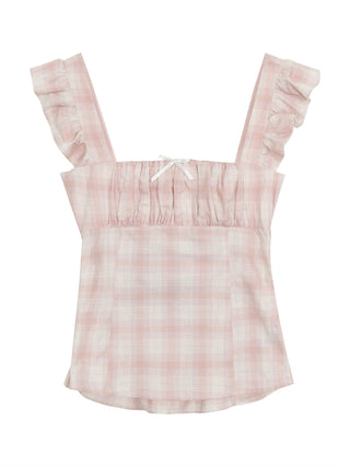 pink plaid shirt
