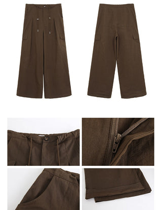 brown overalls