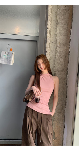 brown overalls