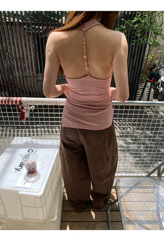 brown overalls