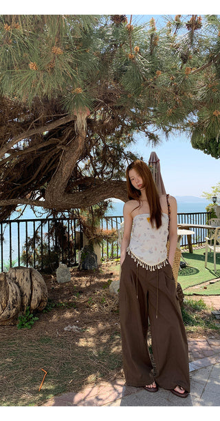 brown overalls