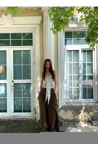 brown overalls