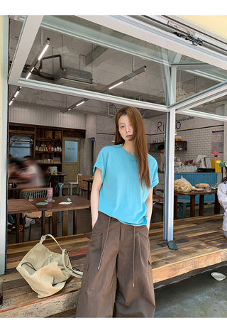 brown overalls