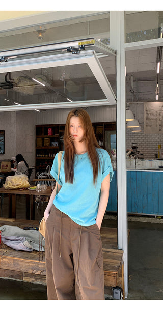 brown overalls