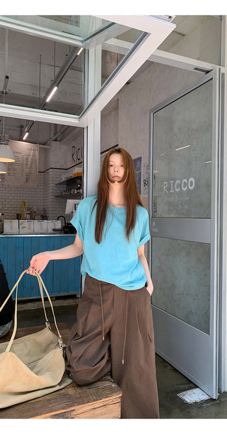 brown overalls