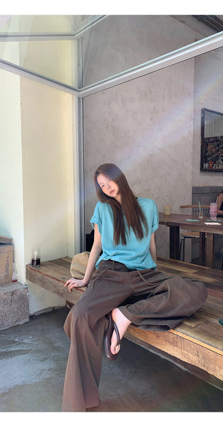 brown overalls