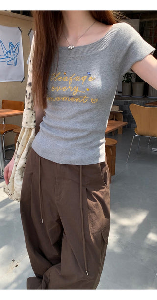 brown overalls