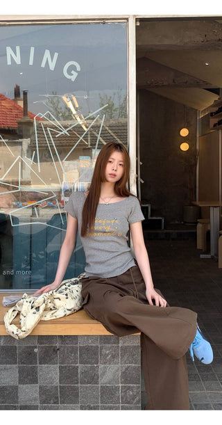 brown overalls