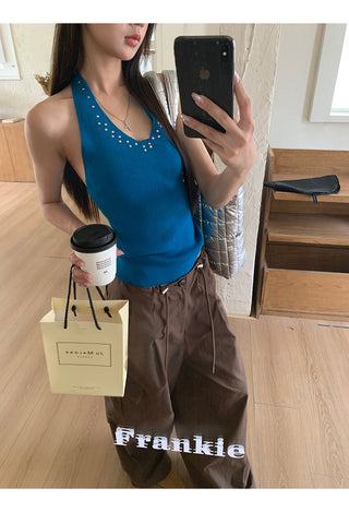 brown overalls