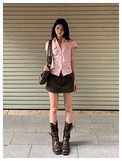 pink French shirt
