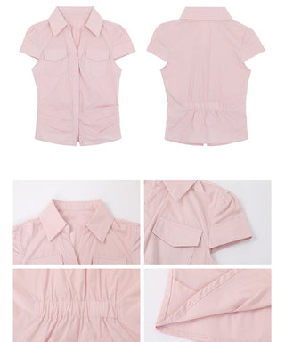 pink French shirt