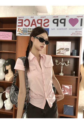 pink French shirt
