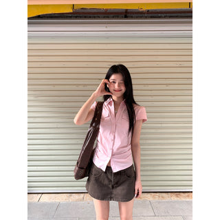pink French shirt