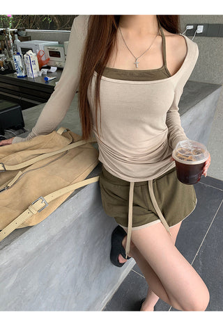 pink sun top