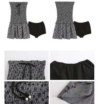 sleeveless tube dress