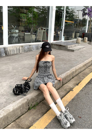 sleeveless tube dress