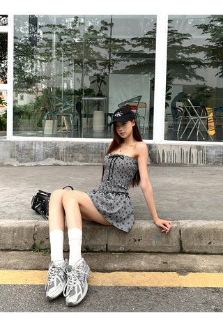 sleeveless tube dress