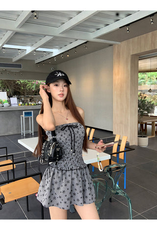 sleeveless tube dress