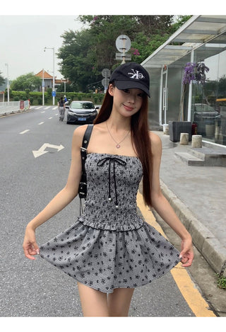 sleeveless tube dress