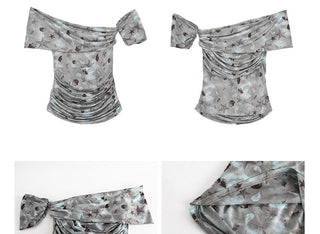 blue floral top