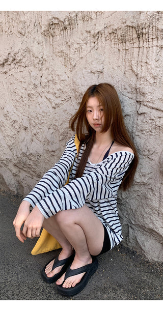striped sun top
