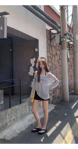 striped sun top