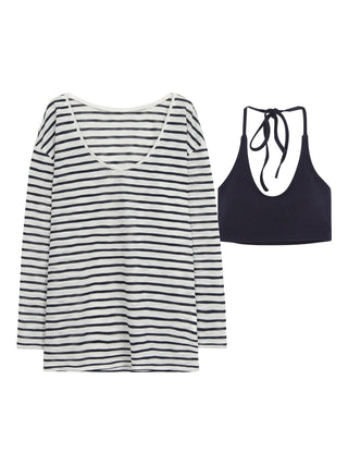 striped sun top