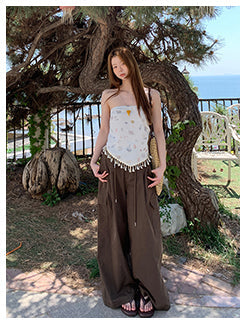 sleeveless tube top