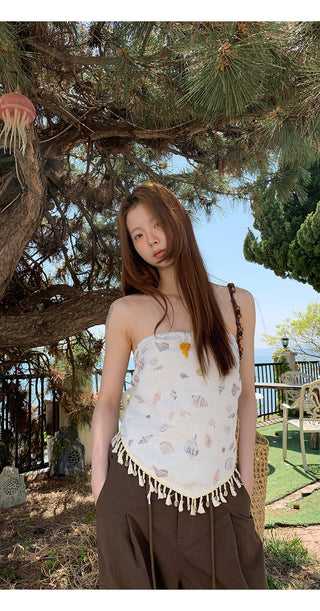 sleeveless tube top