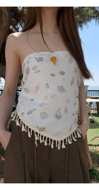sleeveless tube top