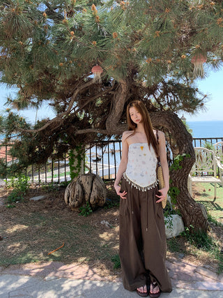 sleeveless tube top