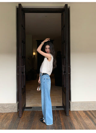 linen sleeveless top