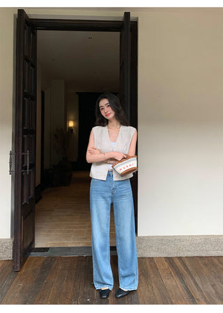linen sleeveless top
